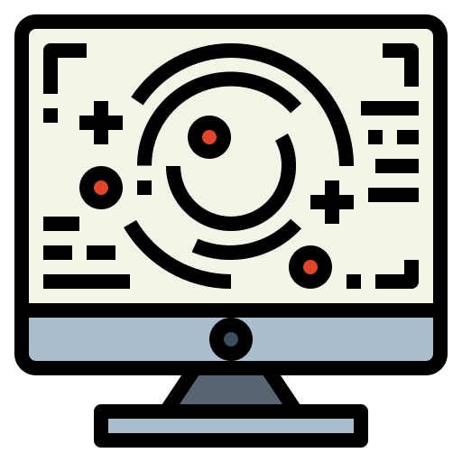 Gráficos en movimiento icono gratis