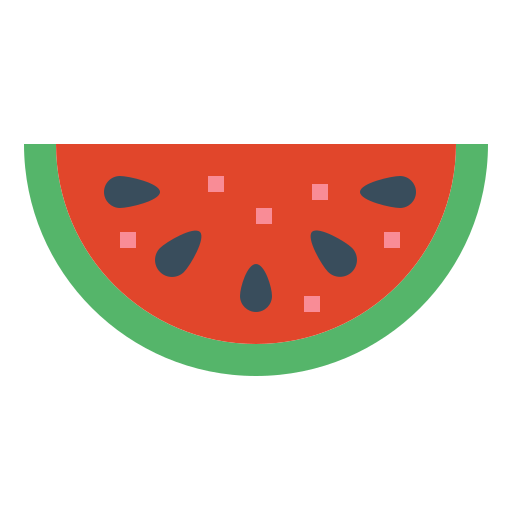 Watermelon Smalllikeart Flat icon