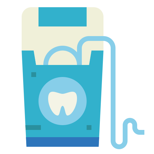 Hilo dental icono gratis