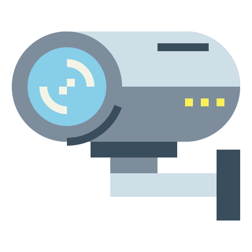 circuito cerrado de televisión icono gratis