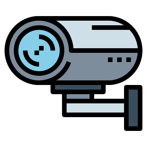 circuito cerrado de televisión icono gratis