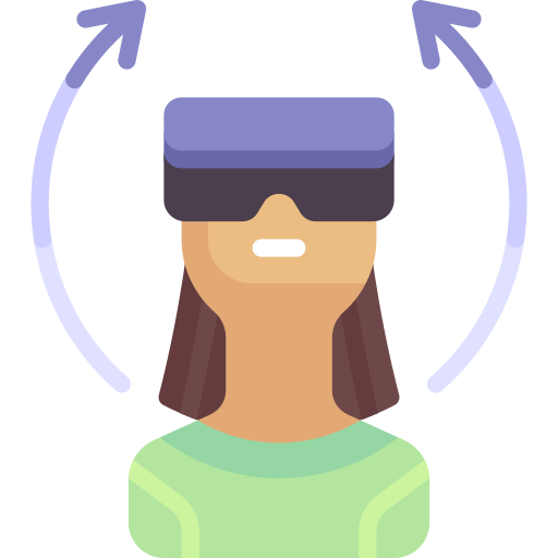 gafas de realidad virtual icono gratis