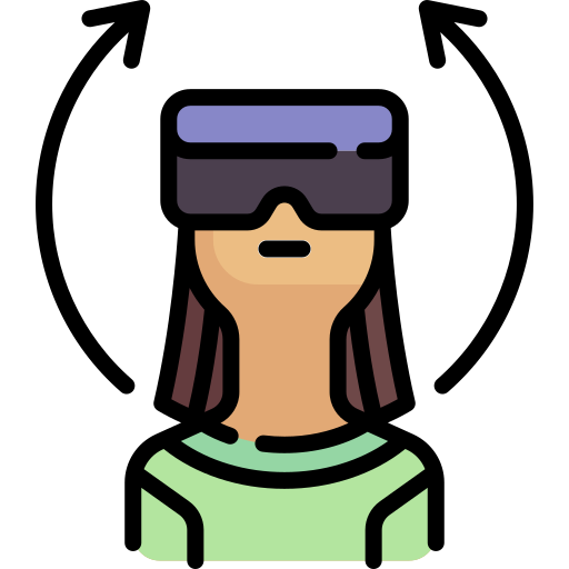 gafas de realidad virtual icono gratis