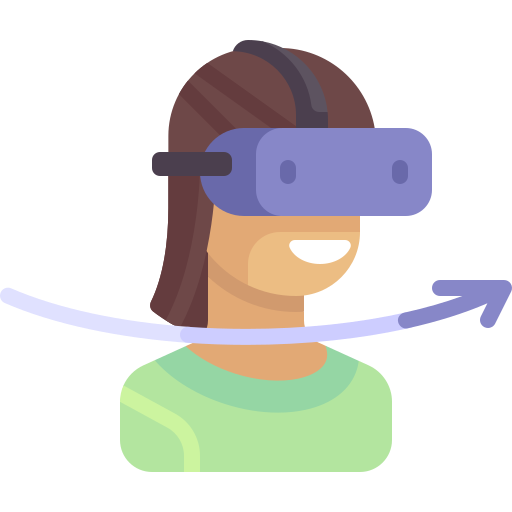 gafas de realidad virtual icono gratis