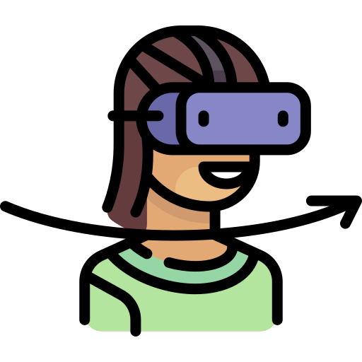 gafas de realidad virtual icono gratis