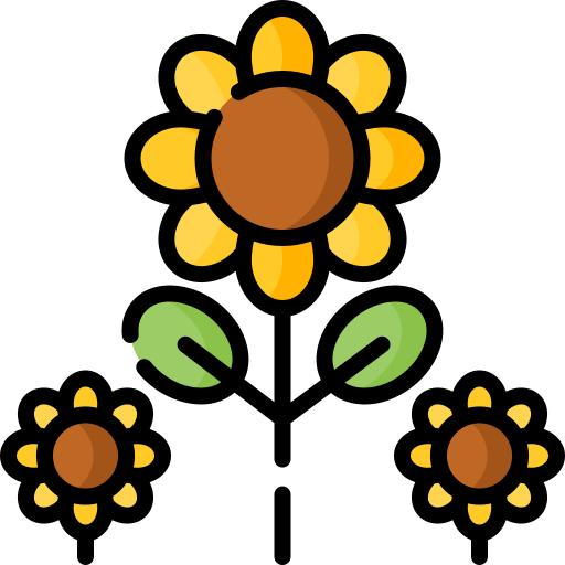 Girasol icono gratis