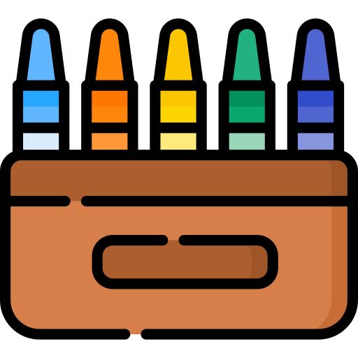 Lápices de color icono gratis