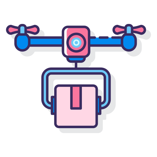 Drone free icon Drone free icon