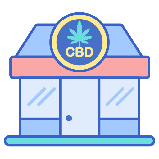 tienda de cdb icono gratis