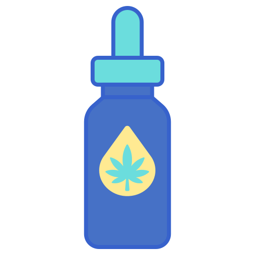 aceite de cbd icono gratis