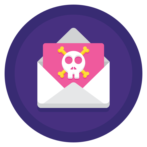 Correo no deseado icono gratis