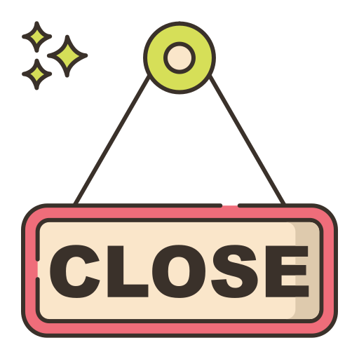 Closed Flaticons Lineal Color icon