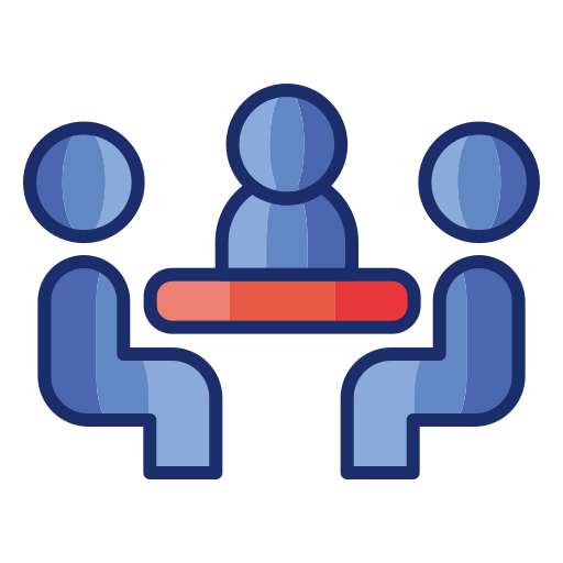 Meeting Flaticons Lineal Color icon