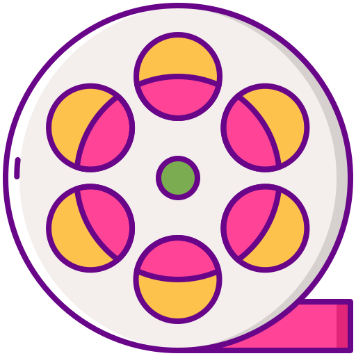 Rollo de película icono gratis