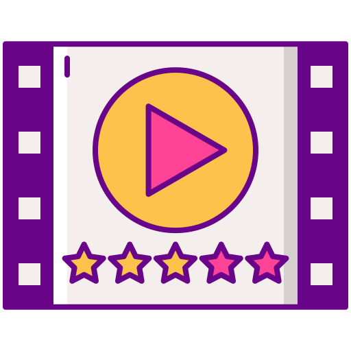 Película icono gratis