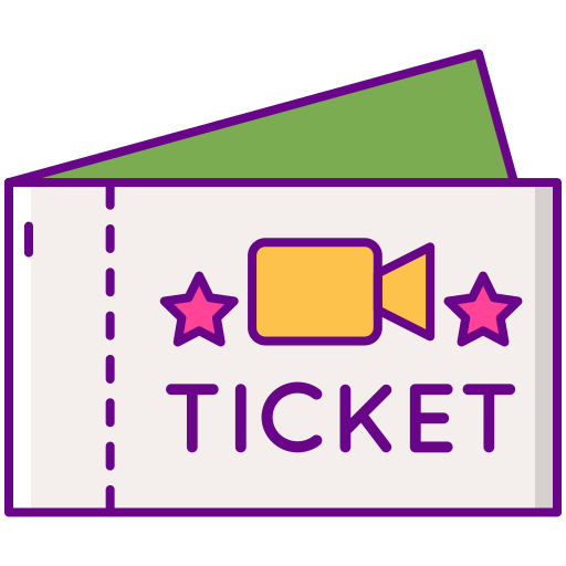 billet de cinéma Icône gratuit billet de cinéma Icône gratuit