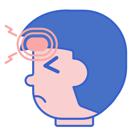 Frontal headaches Flaticons Lineal Color icon
