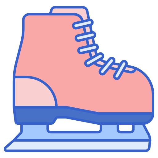 Zapatos de patinaje sobre hielo icono gratis