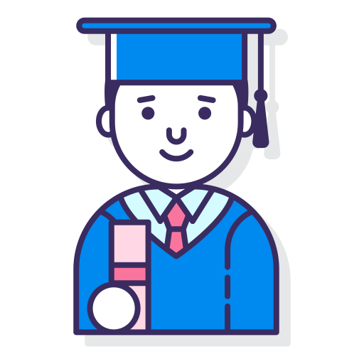 Graduación icono gratis