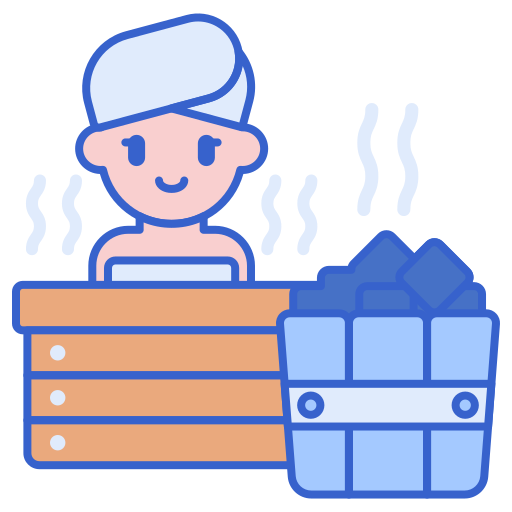 찜질방 무료 아이콘