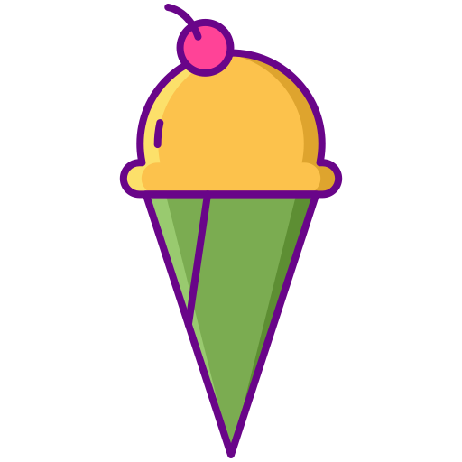 Ice cream Flaticons Lineal Color icon