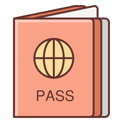 pasaporte icono gratis