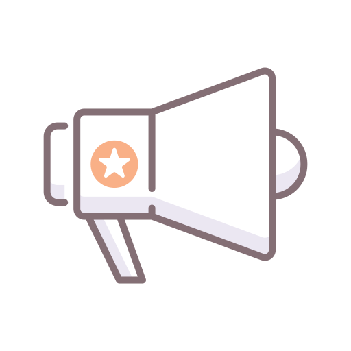 Campaña icono gratis