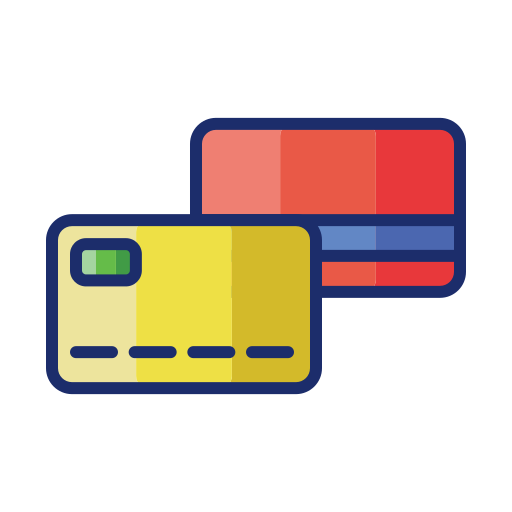 Credit Card Flaticons Lineal Color Icon