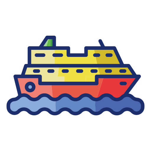 Cruise Flaticons Lineal Color icon