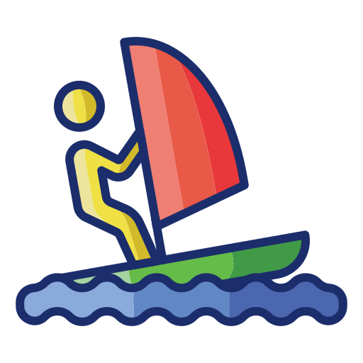 windsurfing icono gratis