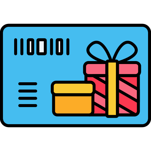 tarjeta de regalo icono gratis