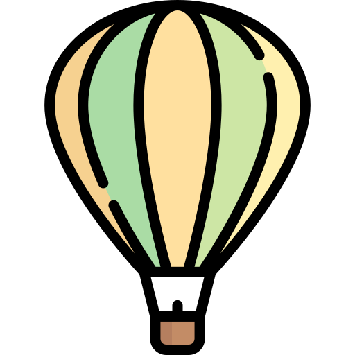 Balão de ar quente grátis ícone Balão de ar quente grátis ícone