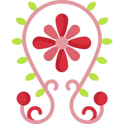 Diseño floral icono gratis