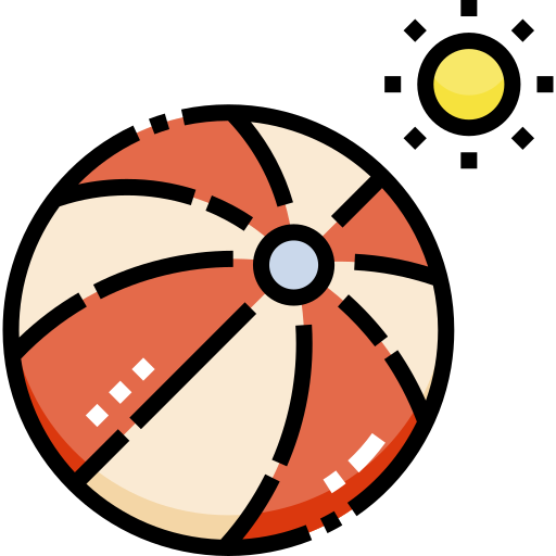 비치 볼 무료 아이콘