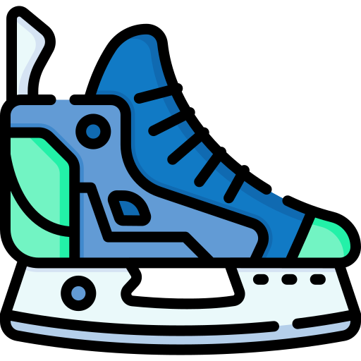 Zapatos de patinaje sobre hielo icono gratis