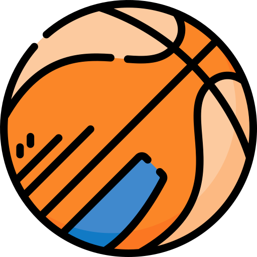 Pelota de baloncesto icono gratis