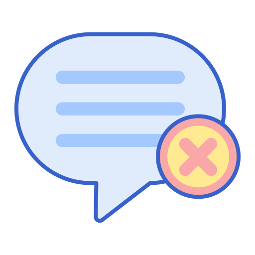 No talking - free icon