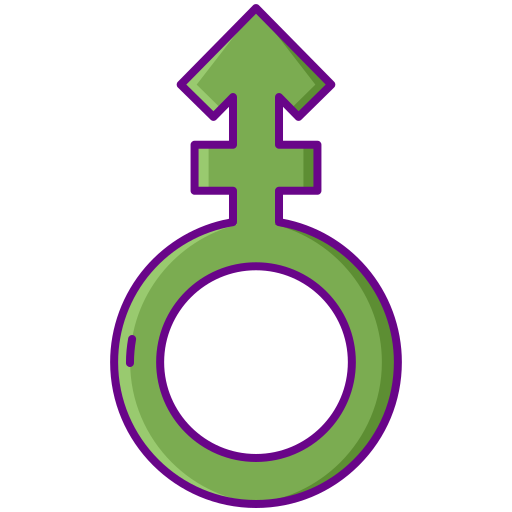 Androgyne Flaticons Lineal Color icon