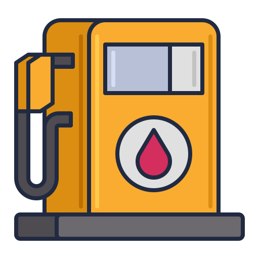 Gas station - Free buildings icons