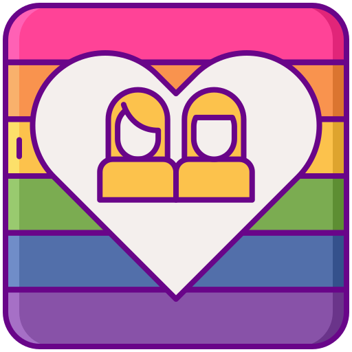 Lesbian - Free love and romance icons