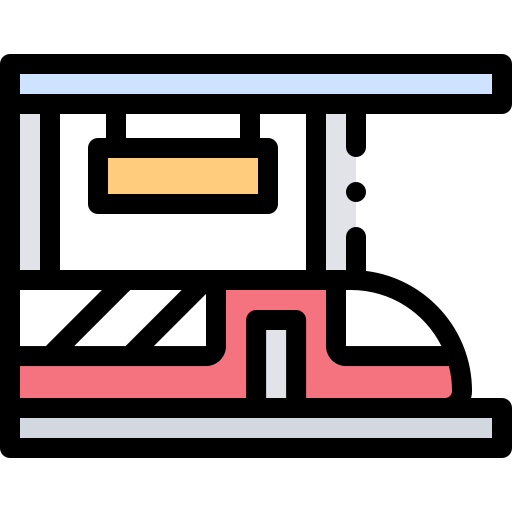 Estación de tren icono gratis