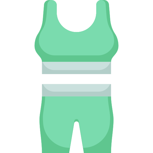 ropa deportiva icono gratis