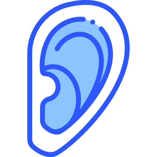 oreille Icône gratuit