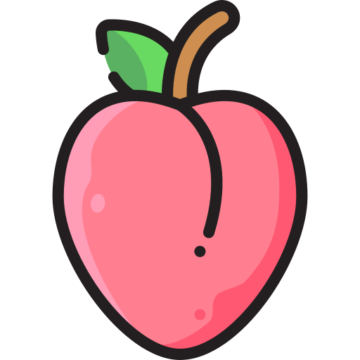Peach free icon Peach free icon