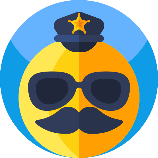 Policía icono gratis