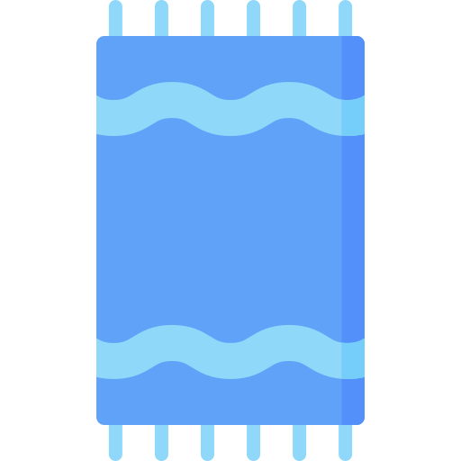 serviette de plage Icône gratuit