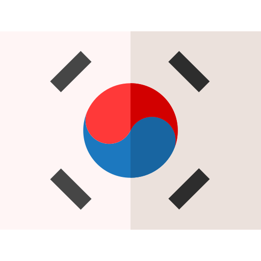 Corea del sur icono gratis