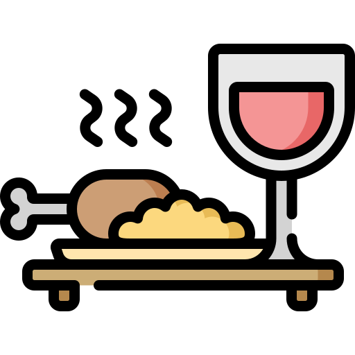 공식 만찬 무료 아이콘