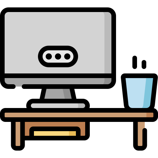 Workplace free icon Workplace free icon