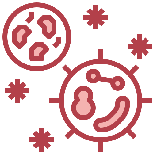 Bacteria free icon Bacteria free icon